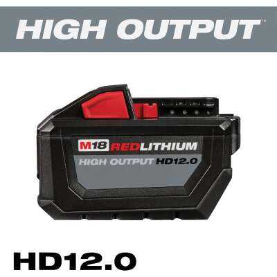 Milwaukee M18 REDLITHIUM Lithium-Ion High Output HD 12.0 Ah Battery Pack