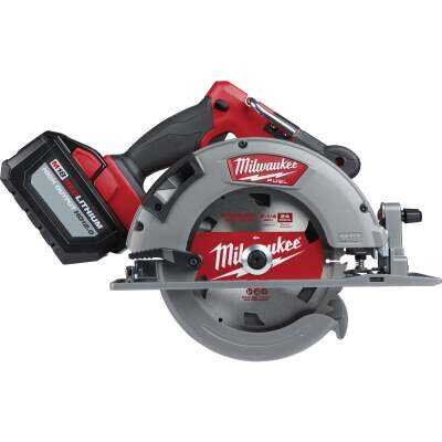 Milwaukee M18 FUEL Brushless 7-1/4 In. Cordless Circular Saw Kit with 12.0 Ah Battery & Charger
